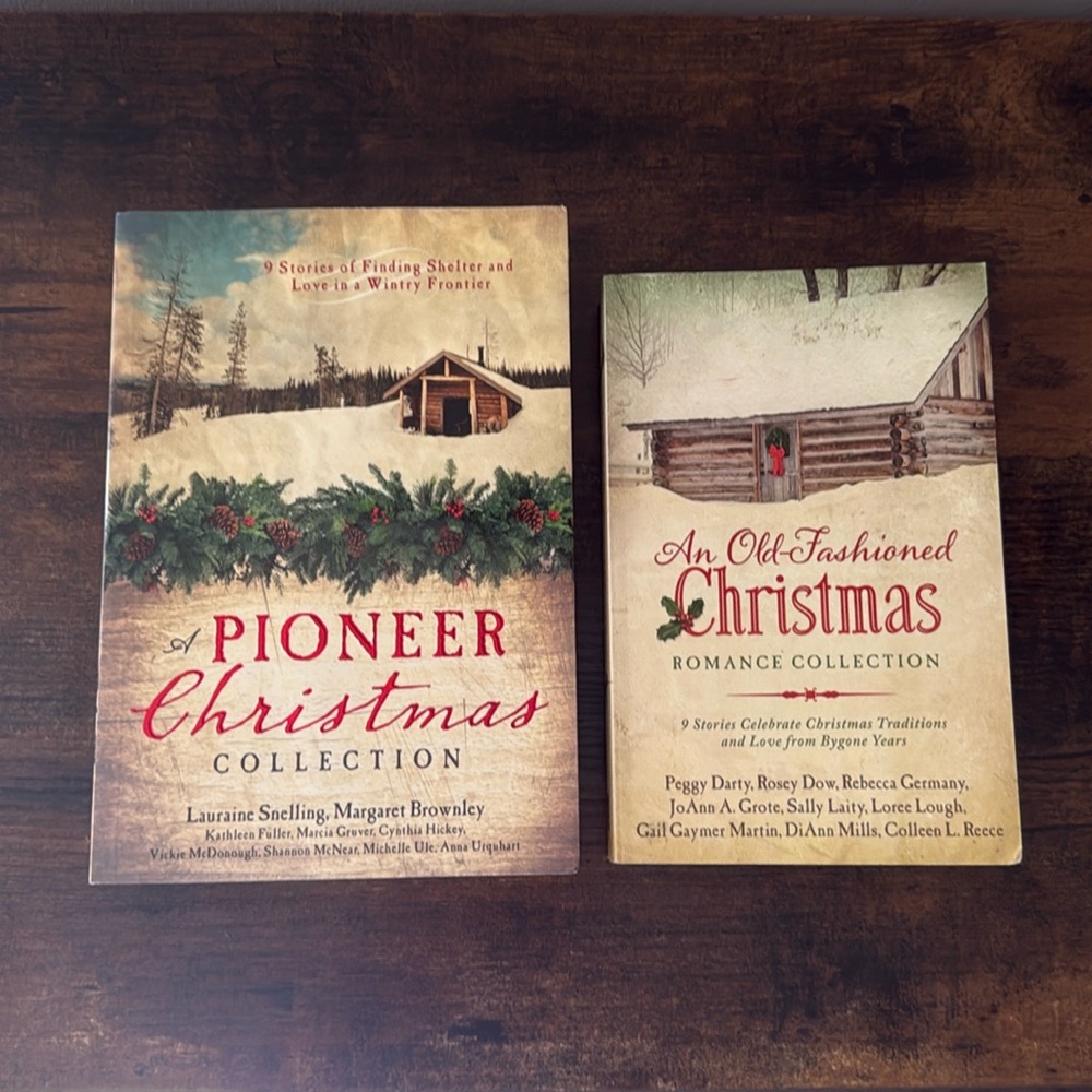Old Fashioned Christmas Romance & Pioneer Christmas Collection Book Holiday Lot